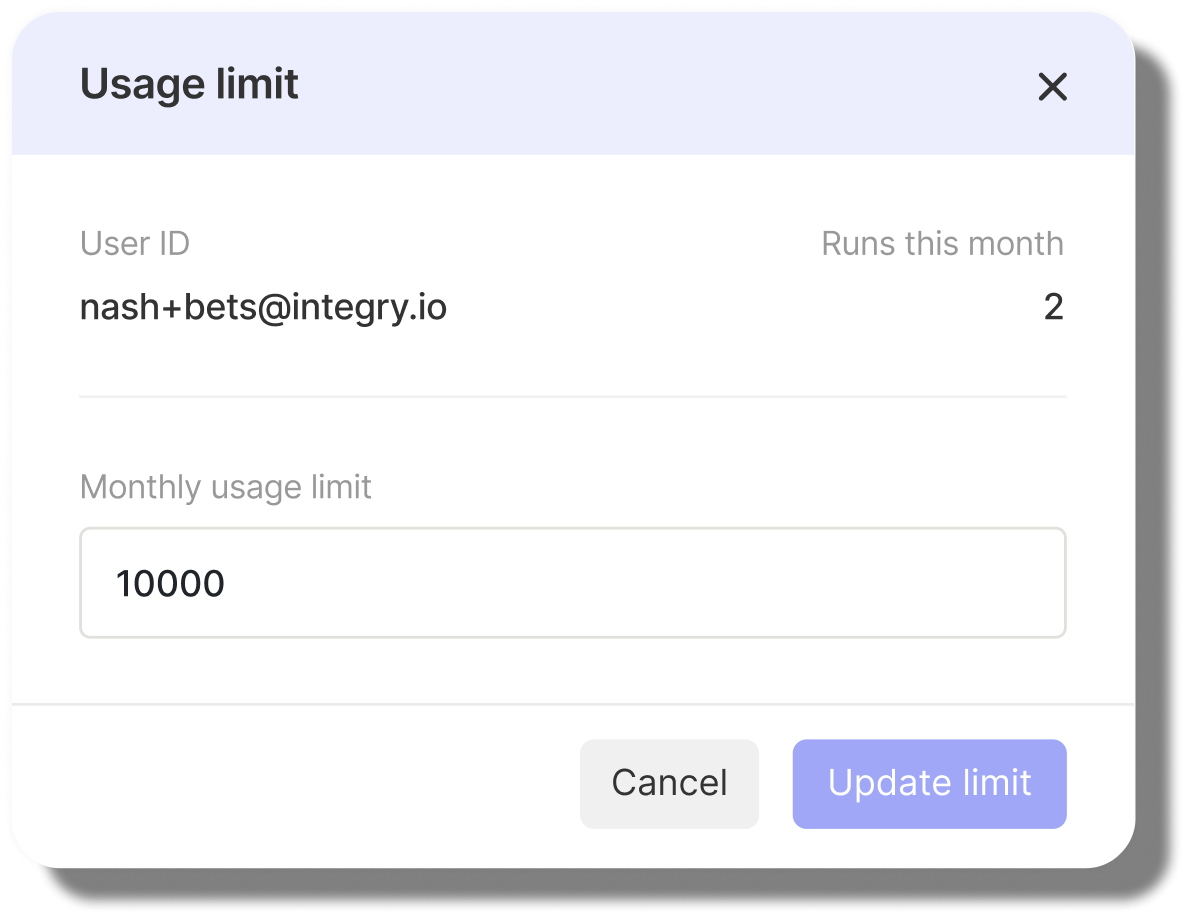 Usage Limits