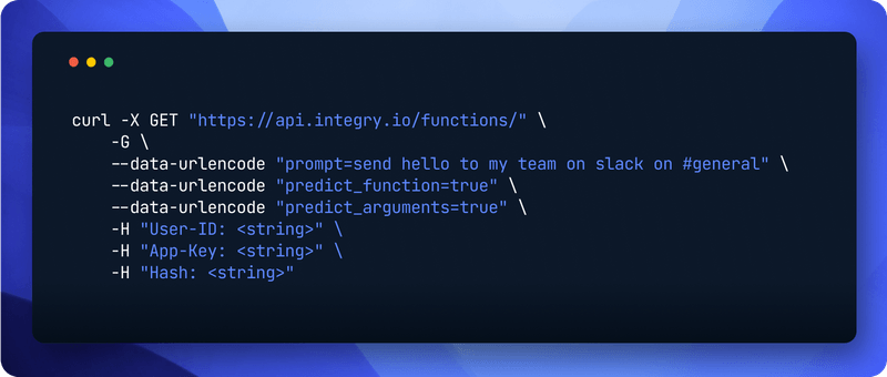 Function Prediction Example