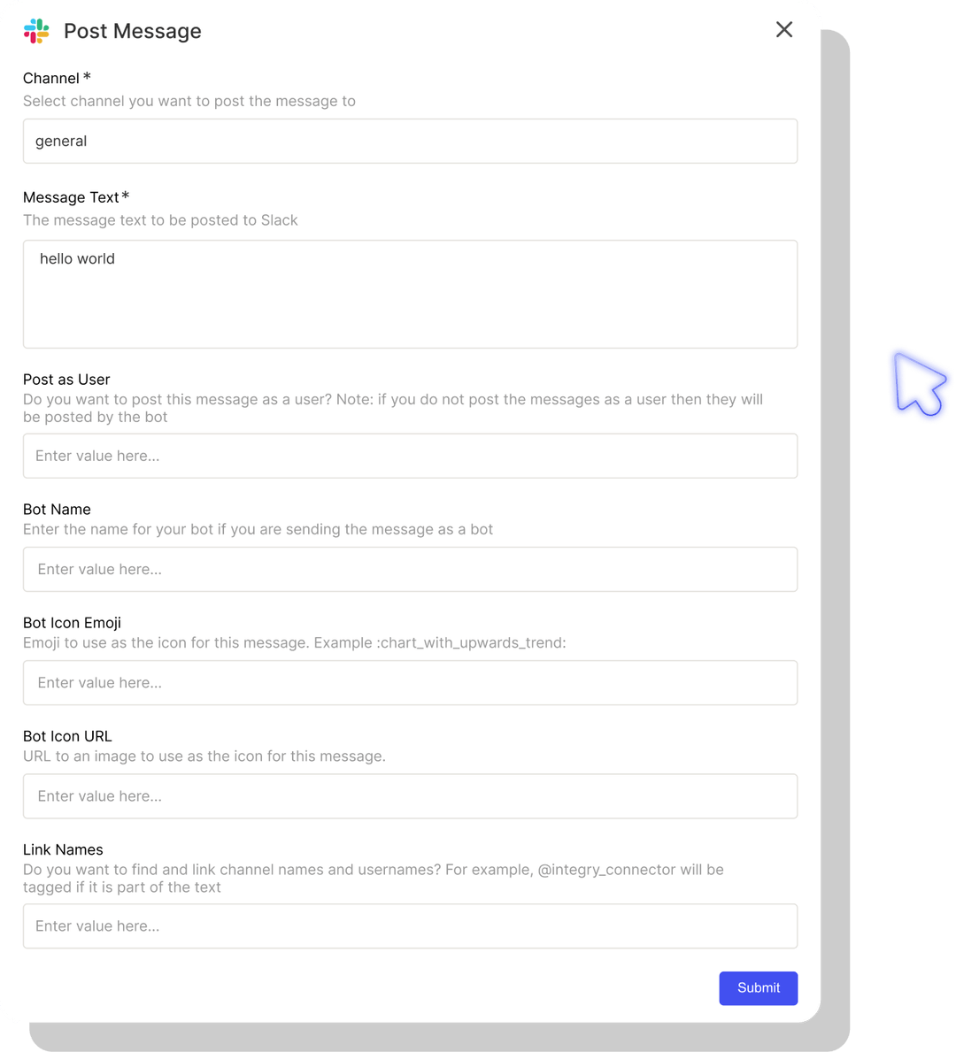 Built-in UI Example